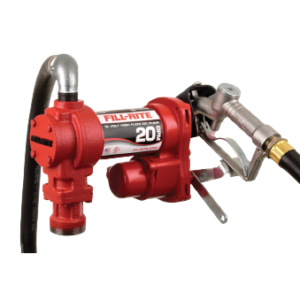 FR4210H 20 GPM, 12V DC Pump, 1 in. x 12 ft. Hose, 1 in. Manual Nozzle, 5 ft Ground Wire, 18 ft. 2 Wire Battery Cable, Telescoping Steel Suction Pipe 20 in. to 34 1/2 in.