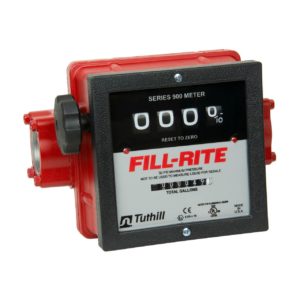 FR901C 6 to 40 GPM Meter. Gallon Register, Left to Right Flow, 1 in. NPT Threads. Register - 4 Digit Resettable (999.9)