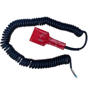 SC32682 Dual Ground Stud Connector and Coiled Cable Assembly, 32 ft.