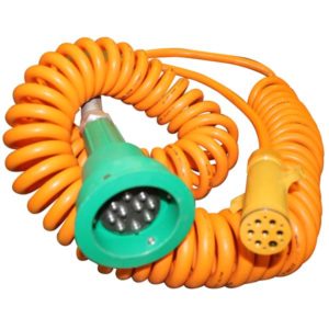 SC36159 10 Contact, 4 J Slot Pull Away Socket and Plug with 30 ft. Coiled Cable