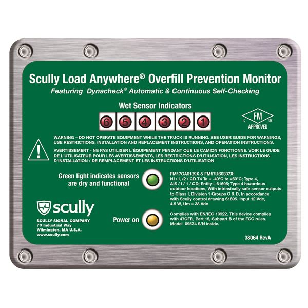 SC08687 Load Anywhere Control Unit, 6 Compartment, 12V, 5 Wire Overfill Only