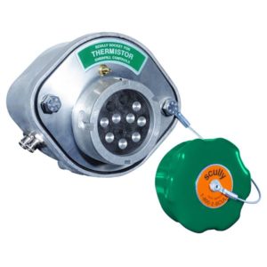 SC08823 SJ-6S 2 Wire Thermistor Socket, 8 Pin, with Switch and Air Valve