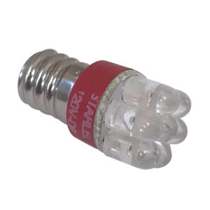SC09384 LED Bulb, Red LED Candelabra for 120V