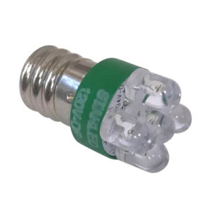 SC09385 LED Bulb, Green LED Candelabra for 120V
