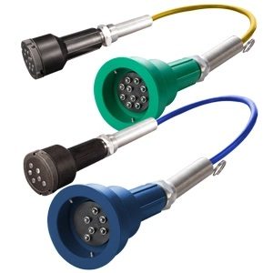 SC09472 SG-GRN-2 Scul Gard Break Away Cable, 10 Pin, Green Plug, 2 J Slots