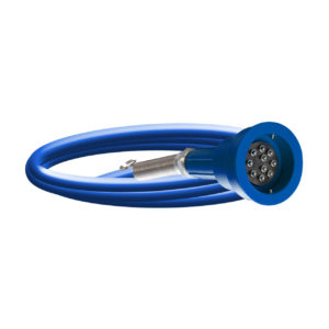 SC21764 Plug and Cable Assembly, Blue Plug, Blue Straight Cable, 20 ft.