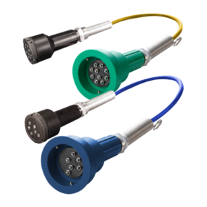 SC09473 SG-BLU-3 Scul Gard Break Away Cable, 6 Pin, Blue Plug, 3 J Slots