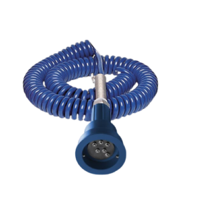 SC21821 Plug and Cable Assembly, Blue Plug, Coiled Cable, 30 ft.